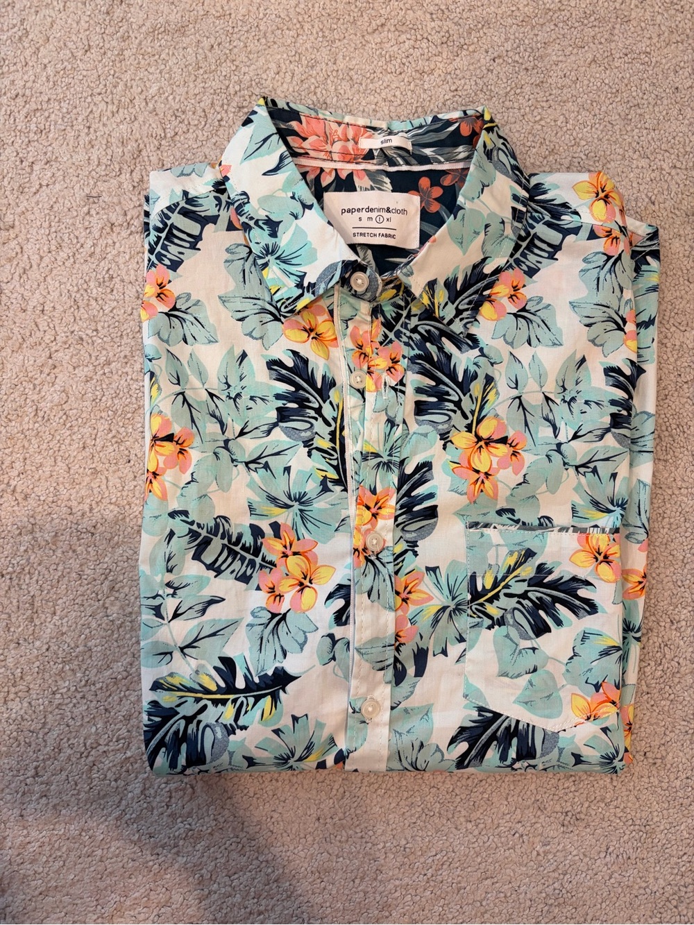 Paper Denim & Cloth floral button-up shirt, NWOT